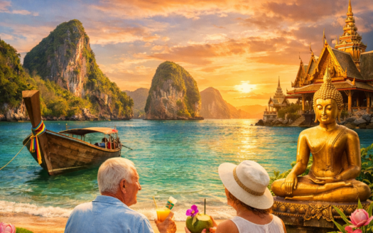 Enjoy Thailand retirement on the beach.